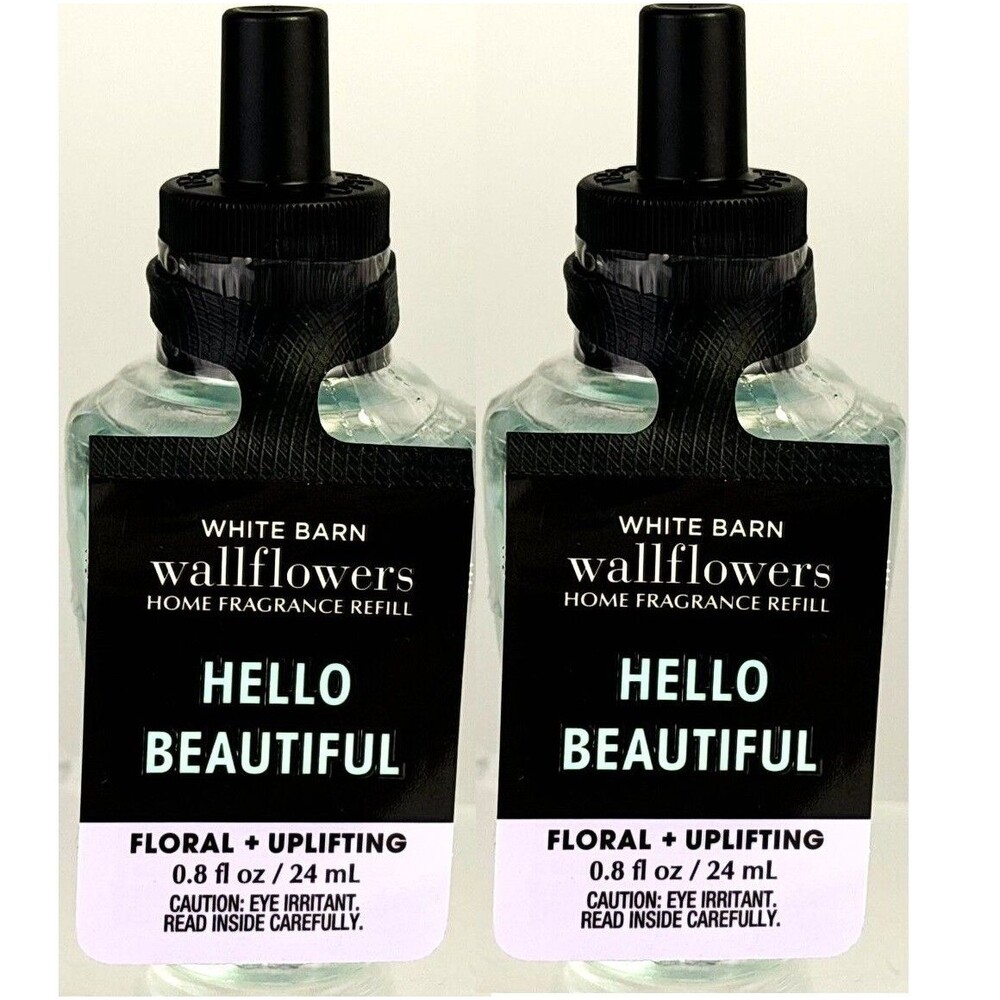 Bath and Body Works HELLO BEAUTIFUL Wallflower Home Fragrance Refill X2